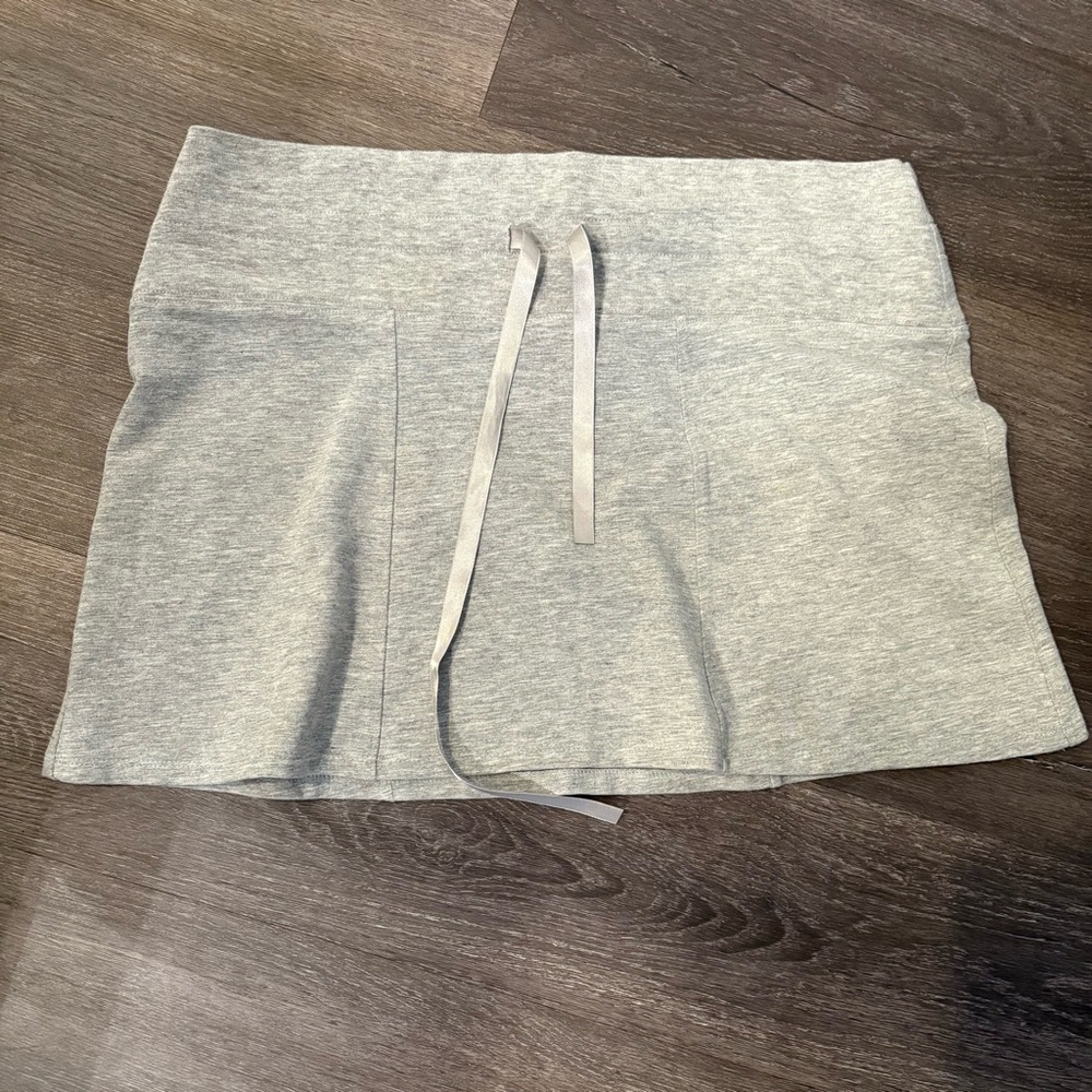 Champion Heather Gray Mini Skirt large